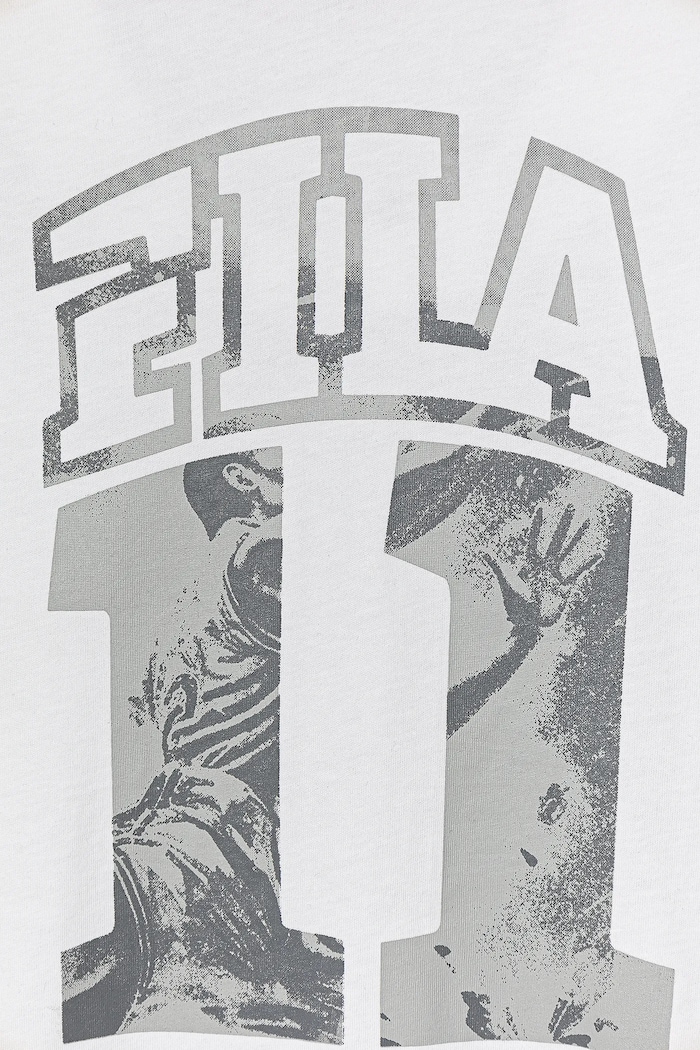 Chłopiec Fila t-shirt bawełniany dziecięcy ILLERRIEDEN FAT0681 biały