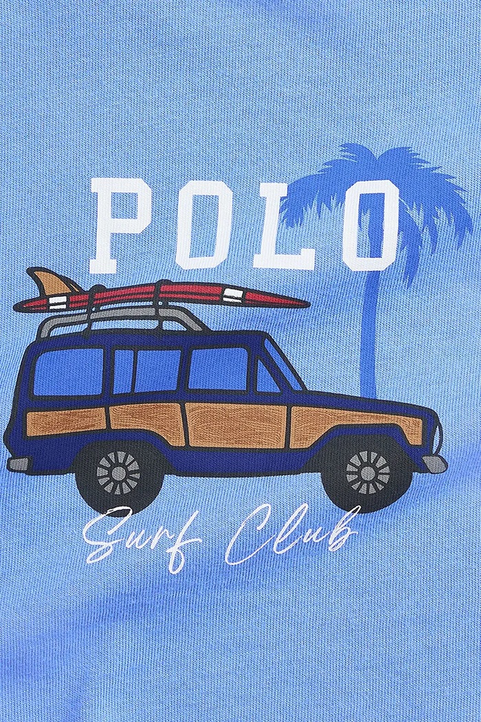 Αγορίστικα Μωρό βαμβακερό μπλουζάκι Polo Ralph Lauren 320965837001 μπλε