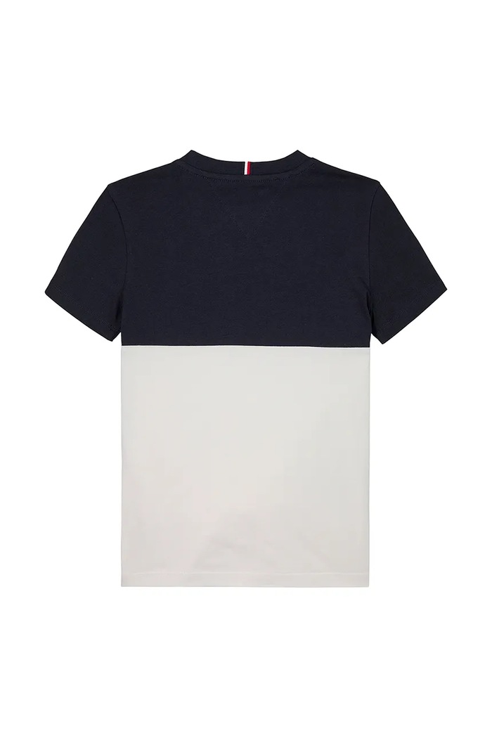 Chłopiec Tommy Hilfiger t-shirt bawełniany dziecięcy KB0KB09617.128.176.PPYA czarny
