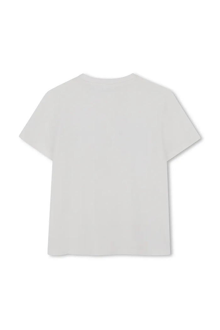 Kenzo Kids t-shirt bawełniany dziecięcy K61142.86.108 biały SS25