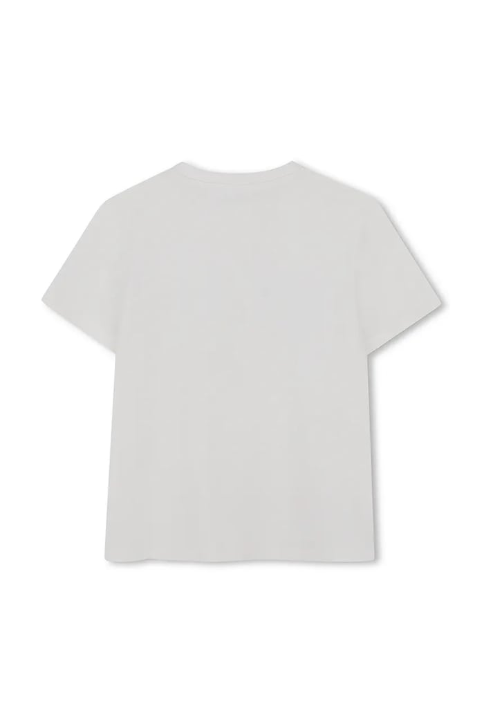 Kenzo Kids t-shirt bawełniany dziecięcy K61142.114.150 biały SS25