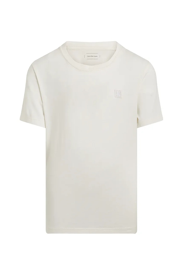 Calvin Klein Jeans t-shirt bawełniany dziecięcy IB0IB02451.PPYA biały SS25
