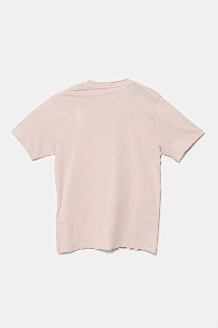 Bavlněné tričko Vans LEFT CHEST TEE VN0A4MQ3O3N1 růžová SS25