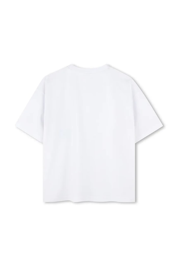 BIMBO HUGO t-shirt in cotone per bambini G00340.114.150 bianco