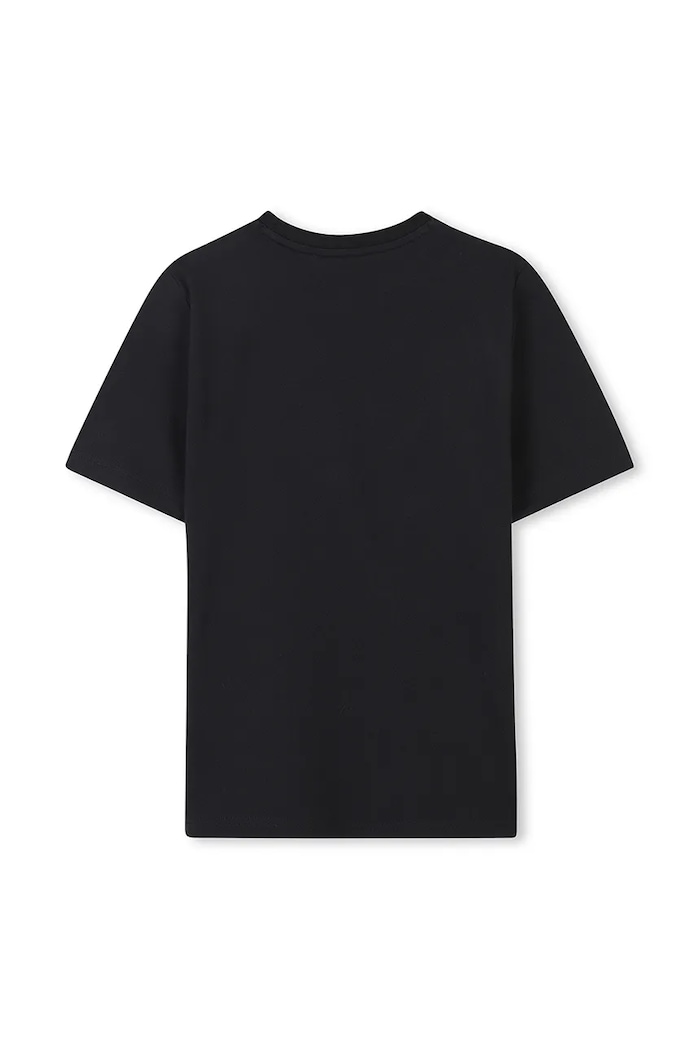 Chłopiec BOSS t-shirt bawełniany dziecięcy J52049.114.150 czarny