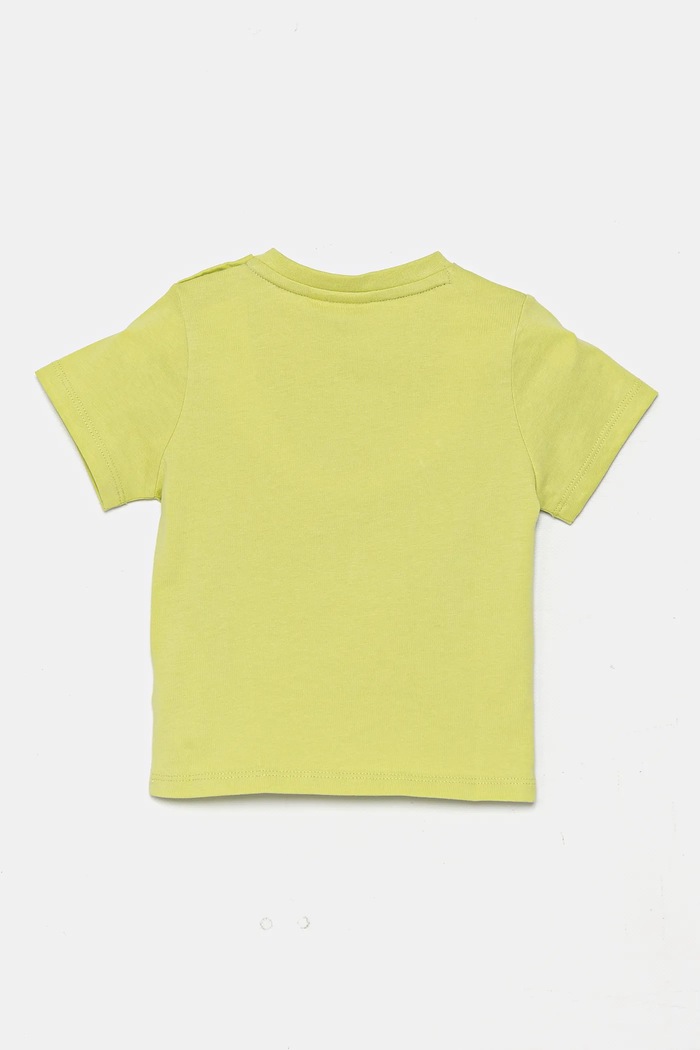 BOSS tricou din bumbac pentru bebeluși J52113.86.94 verde SS25