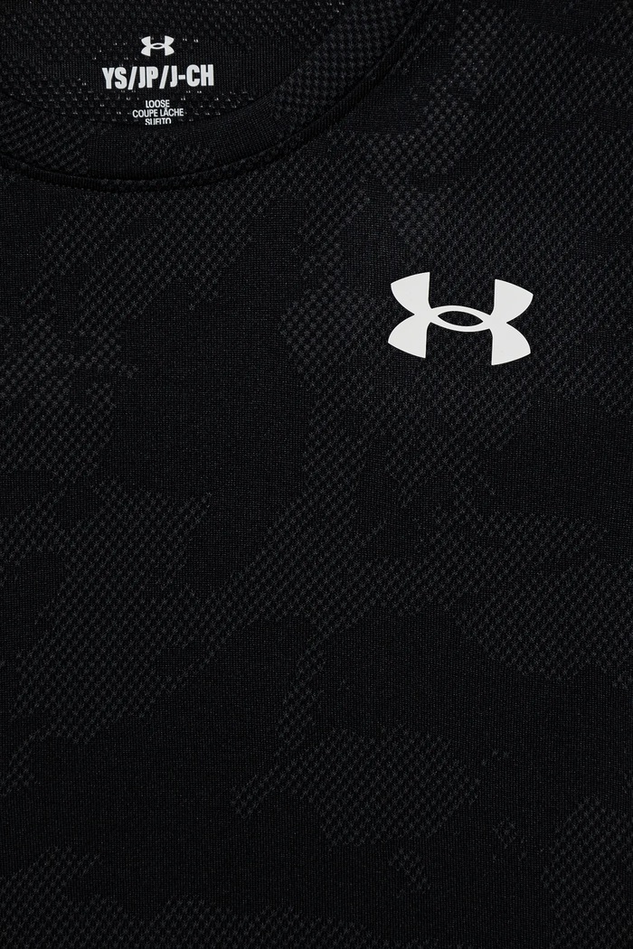 CHLAPEC Dětské tričko Under Armour Tech Vent Jcqrd SS 1390019 černá