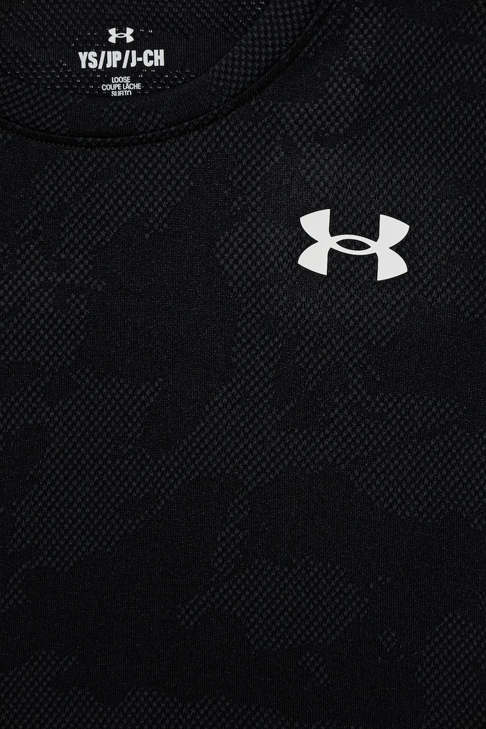 CHLAPEC Dětské tričko Under Armour Tech Vent Jcqrd SS 1390019 černá