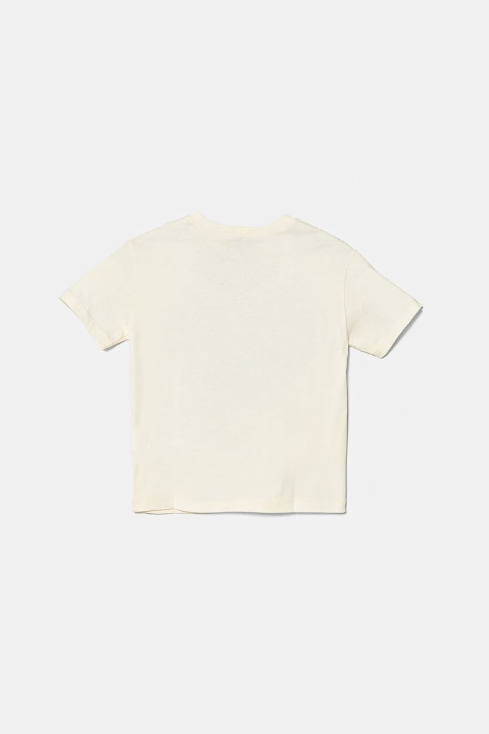 Detské bavlnené tričko United Colors of Benetton x Marvel 35RYC10N9.G.Seasonal béžová SS25