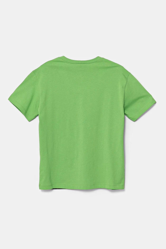 Detské bavlnené tričko United Colors of Benetton x Marvel 35RYC10N9.G.Seasonal zelená SS25