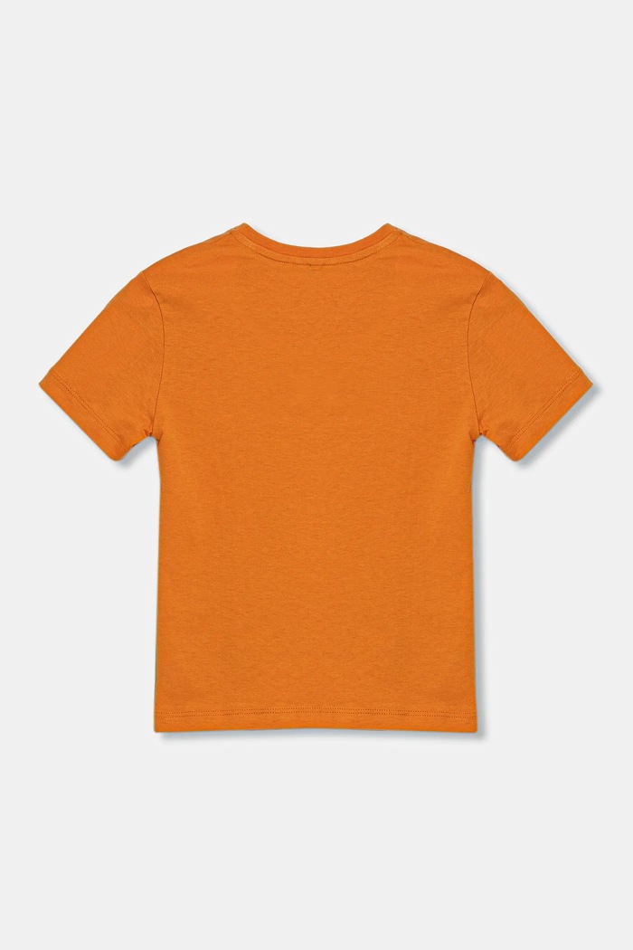 United Colors of Benetton t-shirt bawełniany dziecięcy 3I1XG10IJ.P.Seasonal pomarańczowy SS25