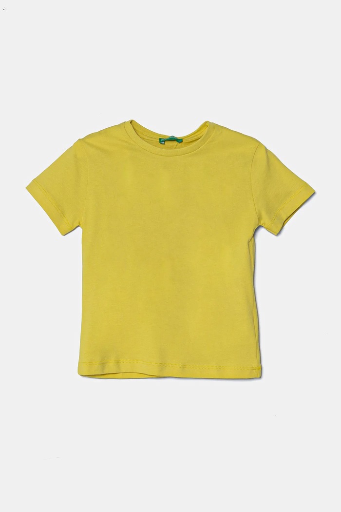 United Colors of Benetton t-shirt bawełniany dziecięcy 3I1XG10IJ.P.Seasonal zielony SS25