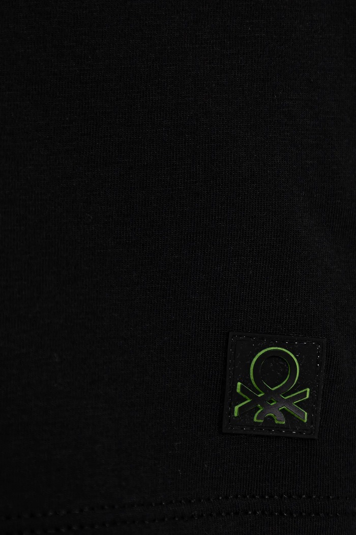 Băieți United Colors of Benetton tricou de bumbac pentru copii 35RYC10NC.G.Seasonal negru