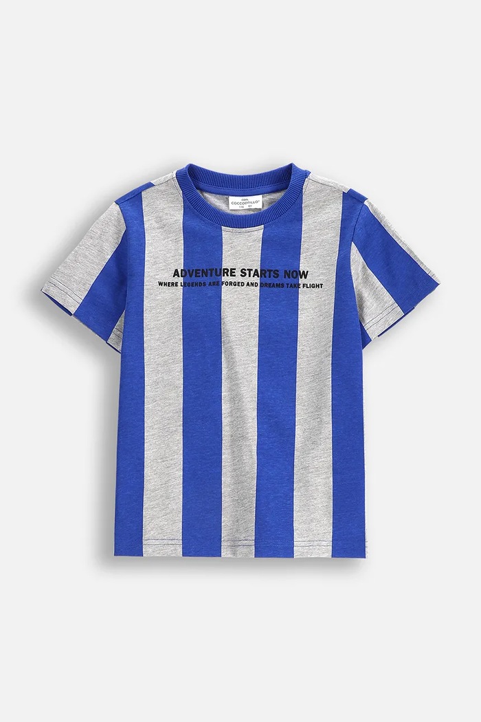 Dětské tričko Coccodrillo WC5143202MBK modrá SS25