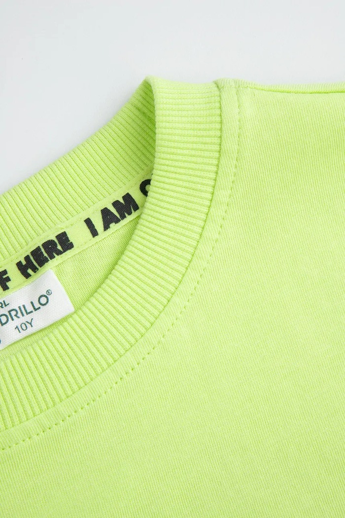 Chłopiec Coccodrillo t-shirt bawełniany dziecięcy WC5143202CBJ zielony