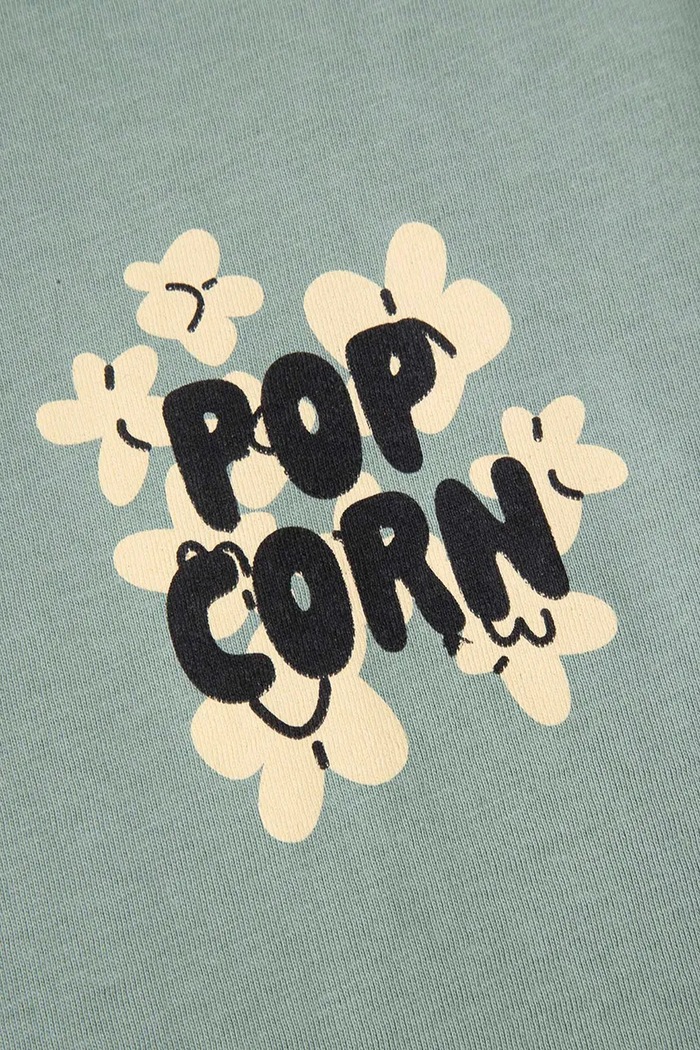 Coccodrillo t-shirt bawełniany dziecięcy zielony WC5143212VBB