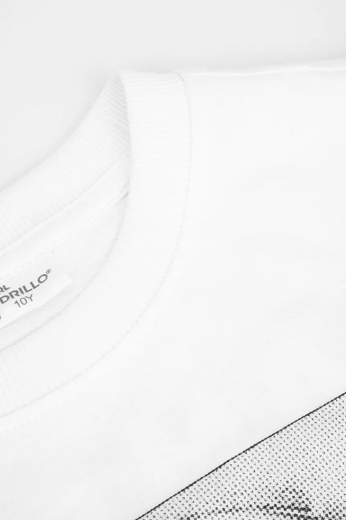 Chłopiec Coccodrillo T-shirt bawełniany dziecięcy WC5143201VBC biały