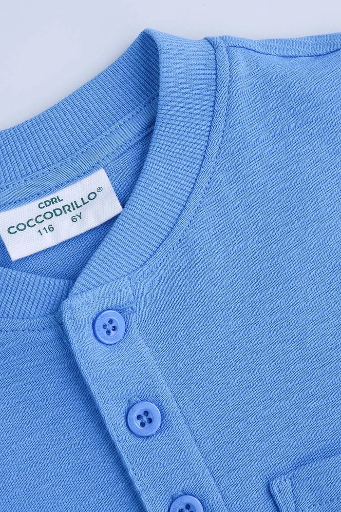 Chłopiec Coccodrillo T-shirt WC5143203WBK niebieski