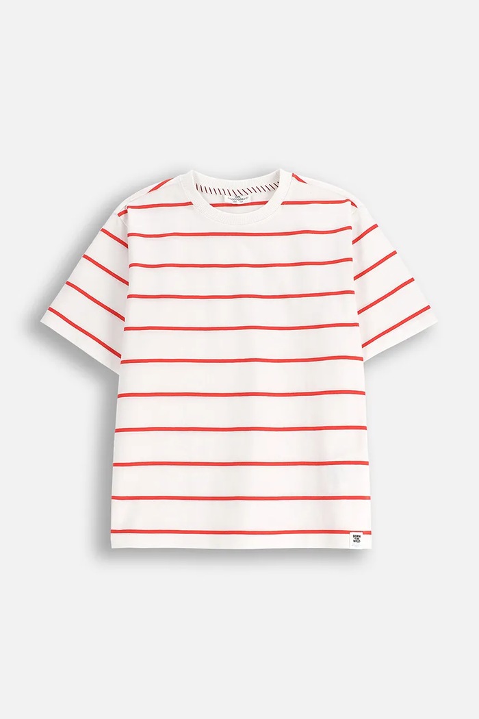 Coccodrillo T-shirt bawełniany dziecięcy czerwony WC5143218VBD