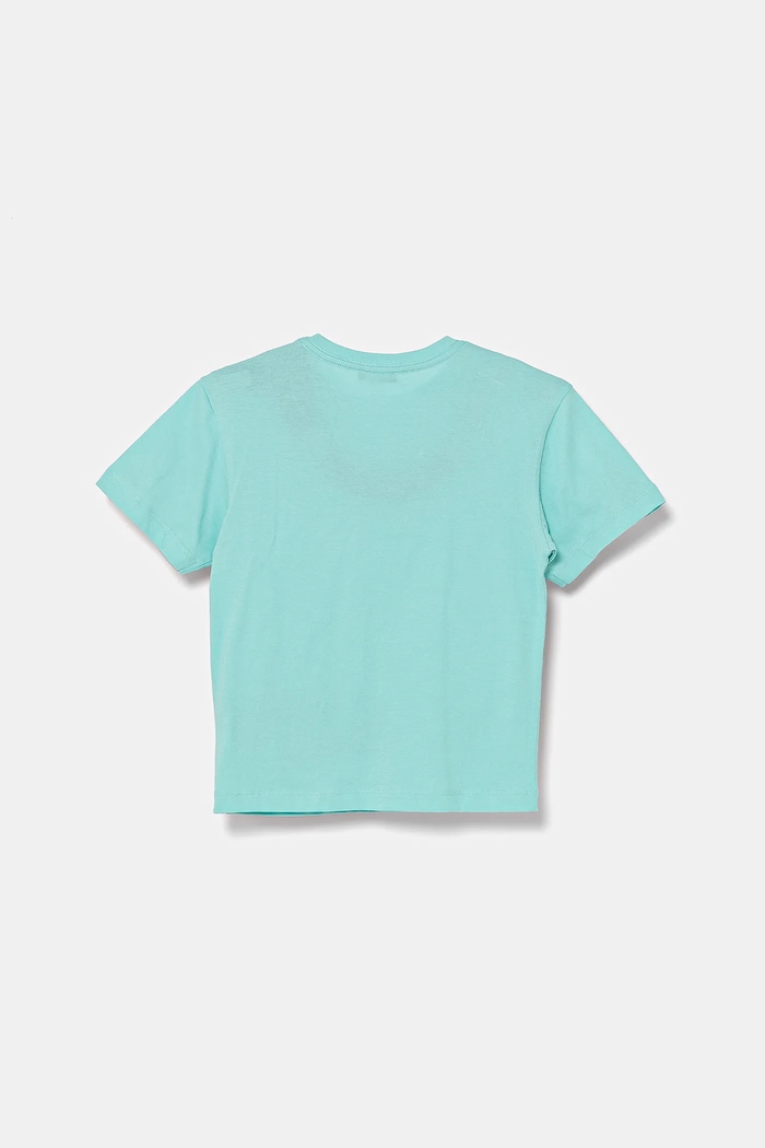 United Colors of Benetton t-shirt bawełniany 3I1XG10J6.P.Seasonal turkusowy SS25