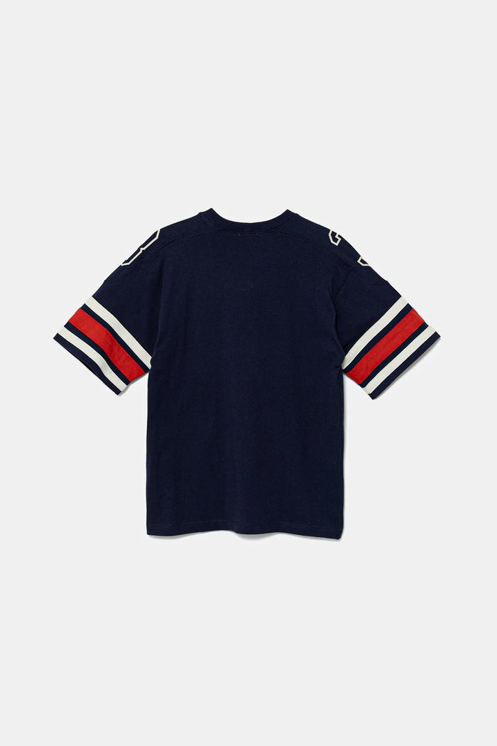 United Colors of Benetton t-shirt bawełniany 3MI5C10OA.G.Seasonal granatowy SS25