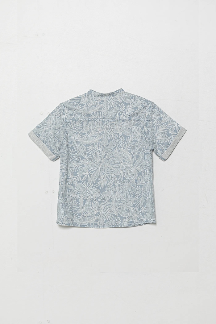 Dječja pamučna majica kratkih rukava United Colors of Benetton 5OUGGQ02G.P.Seasonal plava SS25