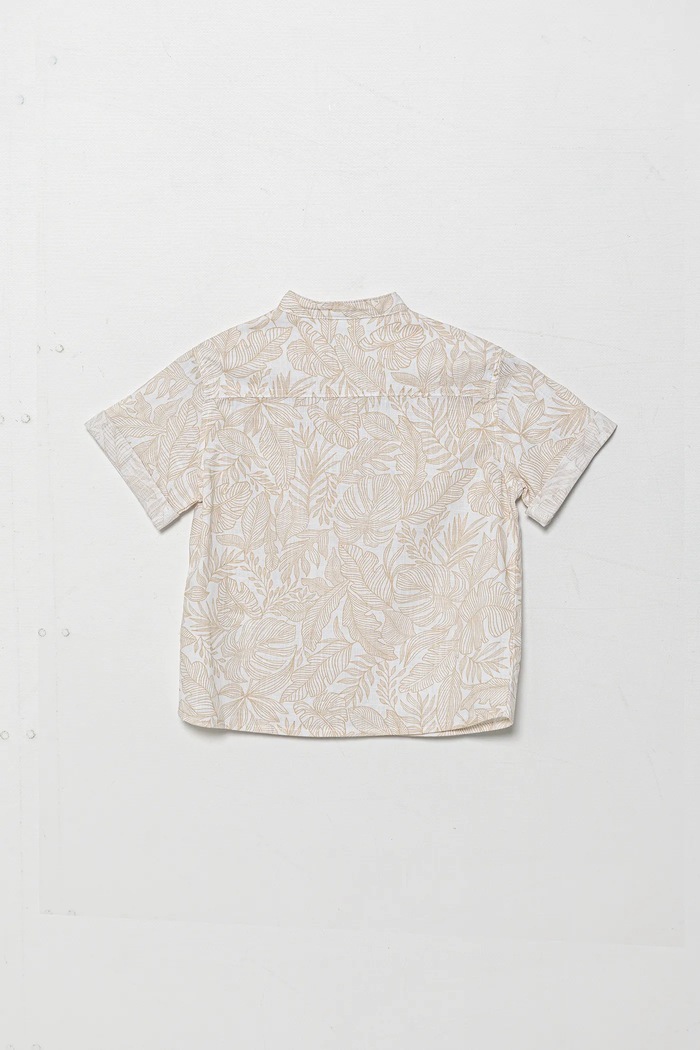 Dječja pamučna majica kratkih rukava United Colors of Benetton 5OUGGQ02G.P.Seasonal bež SS25
