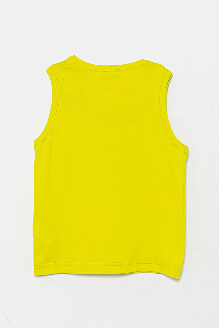 United Colors of Benetton top bawełniany dziecięcy 3I1XCH01W.G.Seasonal zielony SS25