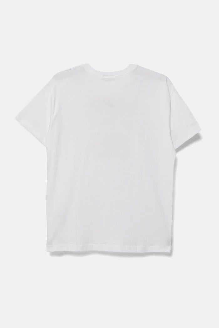 United Colors of Benetton T-shirt bawełniany dziecięcy 3I1XC10OO.G.Seasonal biały SS25