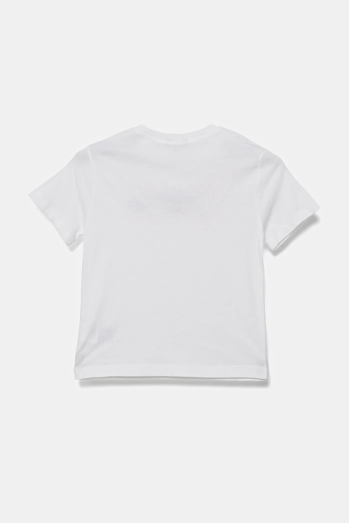 United Colors of Benetton T-shirt bawełniany dziecięcy 3I1XG10JO.P.Seasonal biały SS25
