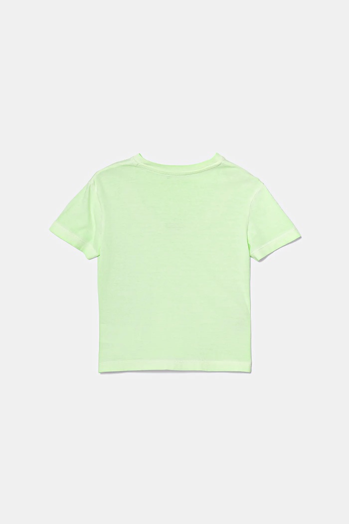 United Colors of Benetton t-shirt bawełniany dziecięcy 3085G10JP.P.Seasonal zielony SS25