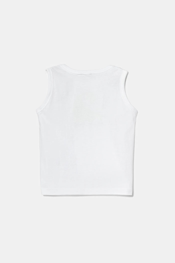 United Colors of Benetton t-shirt bawełniany dziecięcy 3I1XGH013.P.Seasonal biały SS25