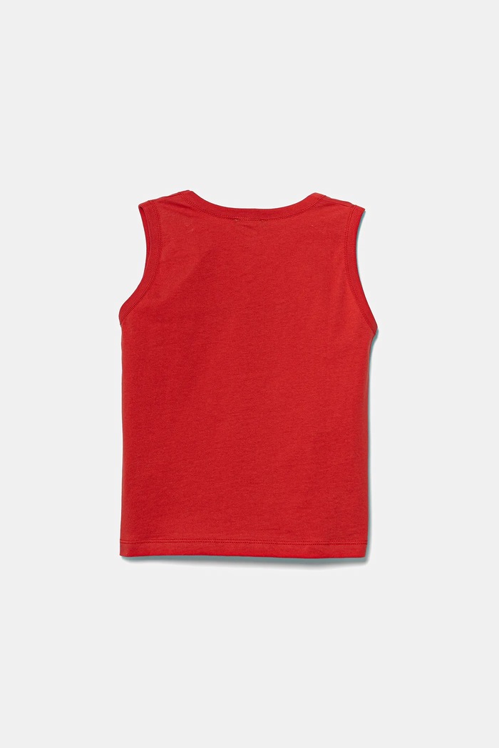 United Colors of Benetton t-shirt bawełniany dziecięcy 3I1XGH013.P.Seasonal czerwony SS25