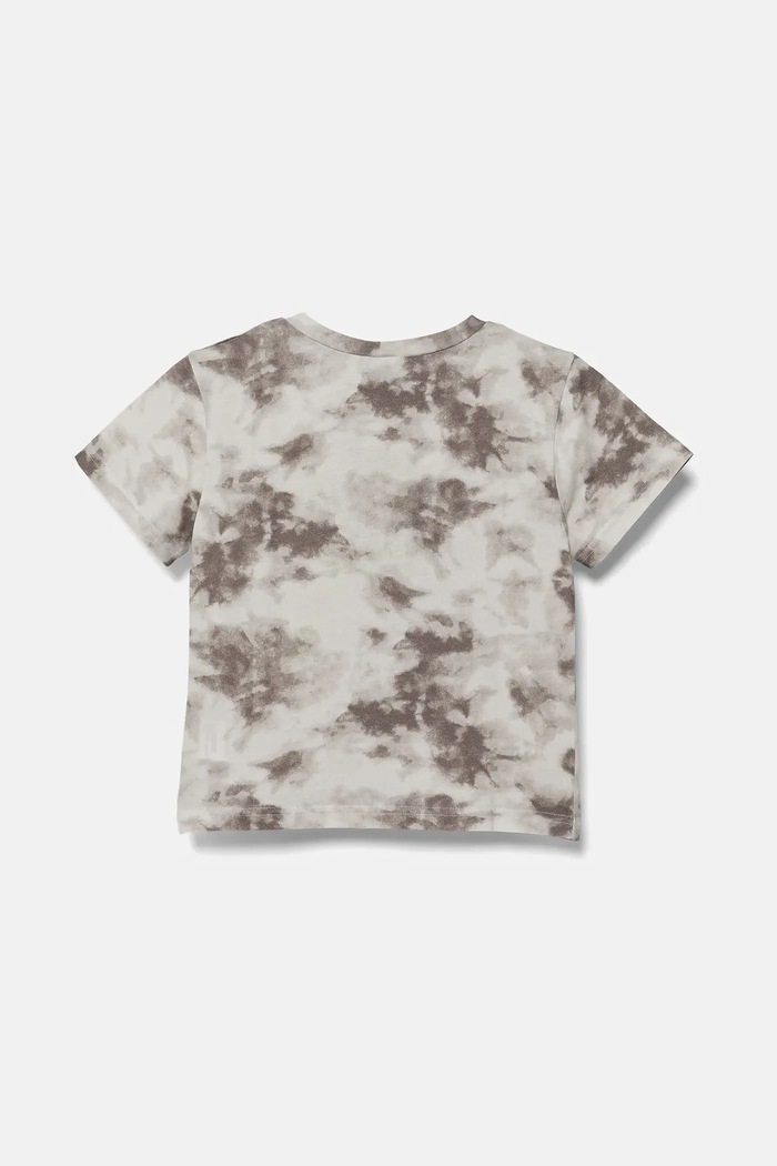Detské bavlnené tričko United Colors of Benetton 3ORKG10JD.P.Seasonal sivá SS25