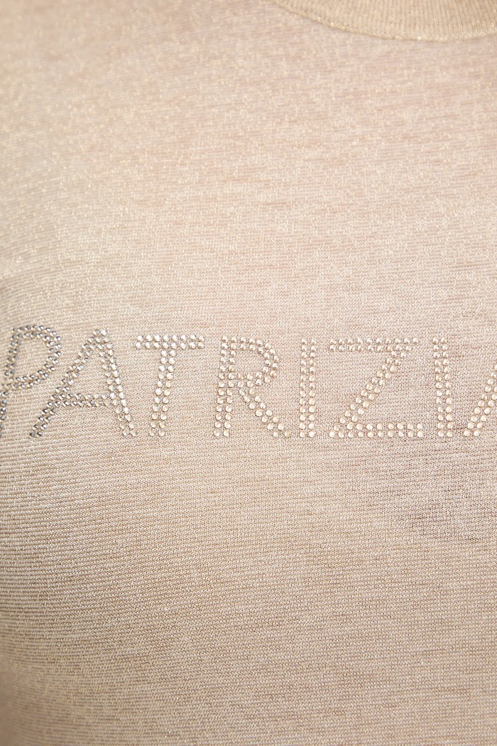 Tričko Patrizia Pepe 8K0278.K128 béžová