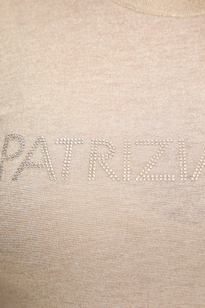 Tričko Patrizia Pepe 8K0278.K128 béžová