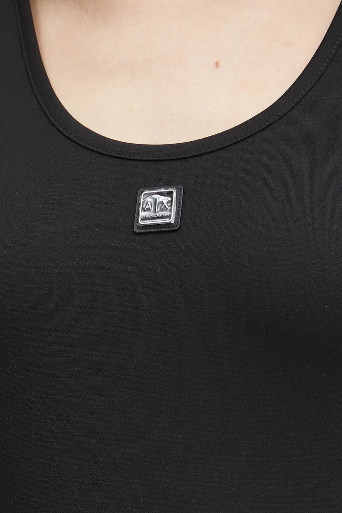 Top Armani Exchange XW000090.AF10805 čierna