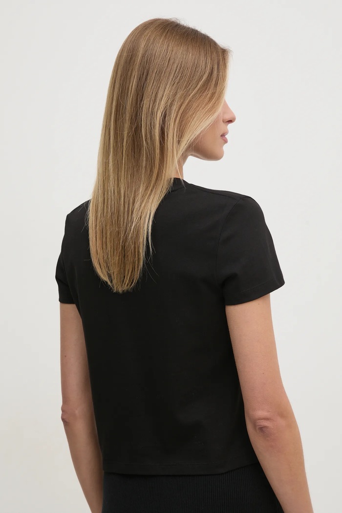Îmbrăcăminte Calvin Klein Jeans tricou din bumbac J20J224984 negru