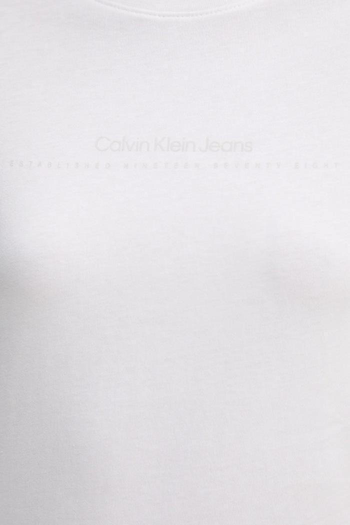 Calvin Klein Jeans pamut póló J20J224990 bézs