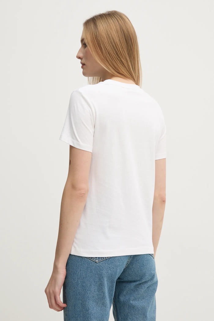 Îmbrăcăminte Calvin Klein Jeans tricou din bumbac J20J225084 alb