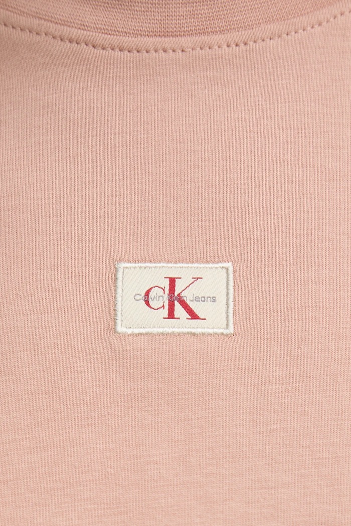 Calvin Klein Jeans tricou din bumbac portocaliu J20J225084