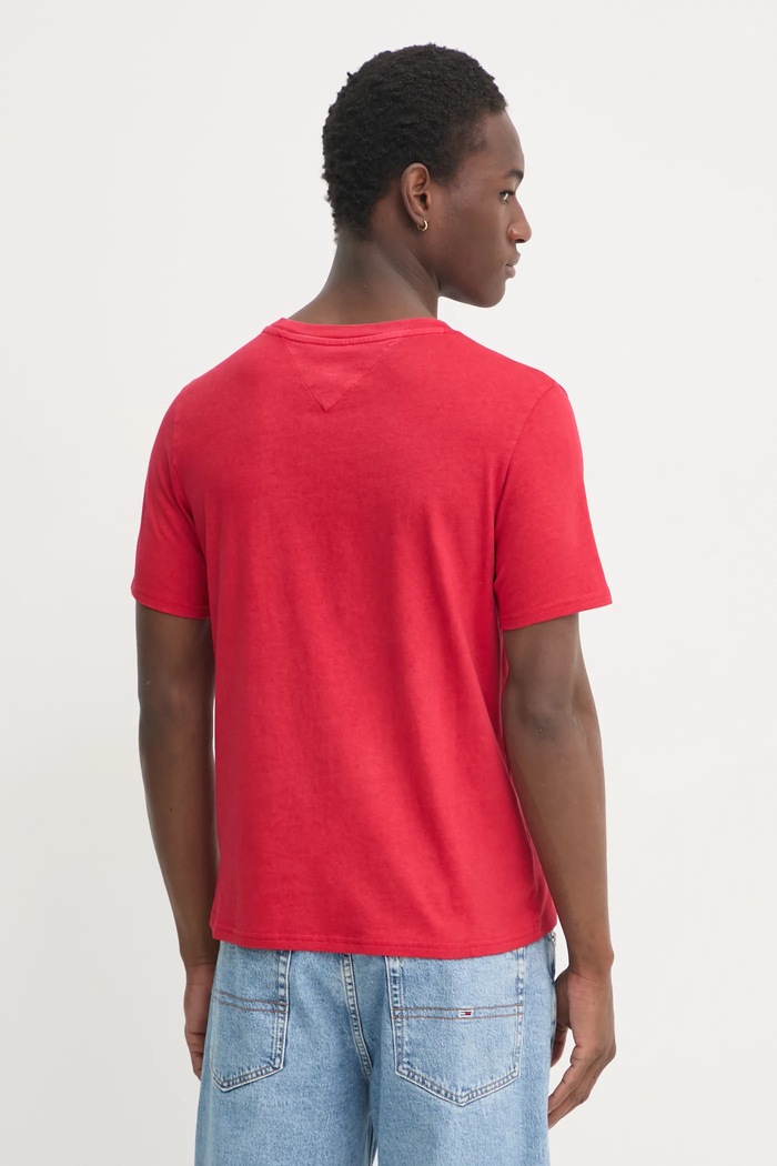 Odjeća Majica kratkih rukava Tommy Jeans DW0DW19444 crvena