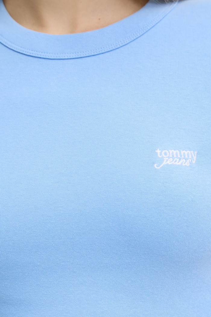 Тениска Tommy Jeans DW0DW19458 син