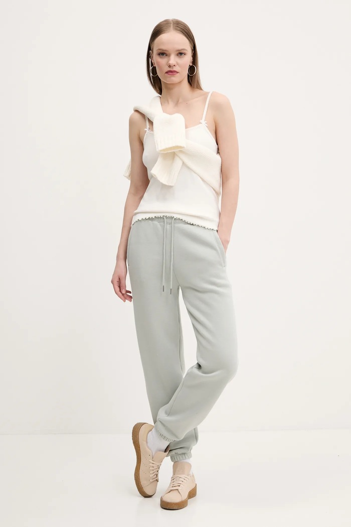 Tommy Jeans top DW0DW19505 beżowy SS25