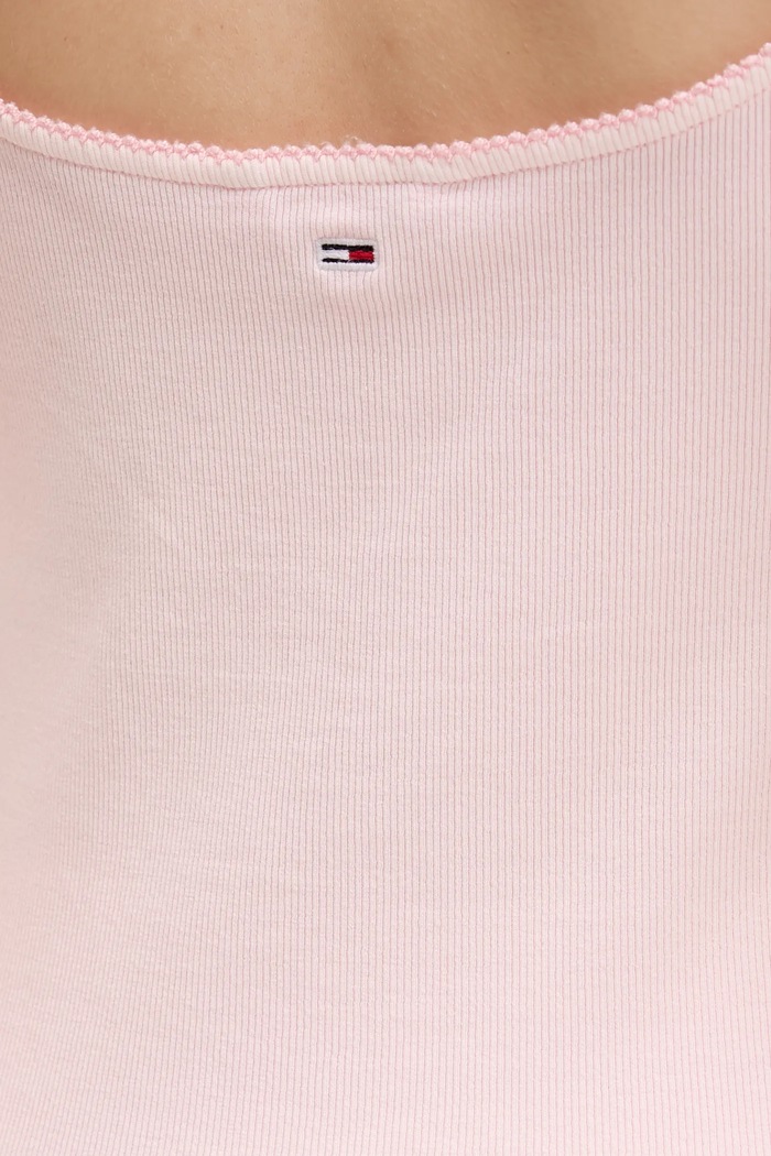 Top Tommy Jeans DW0DW19505 ružová