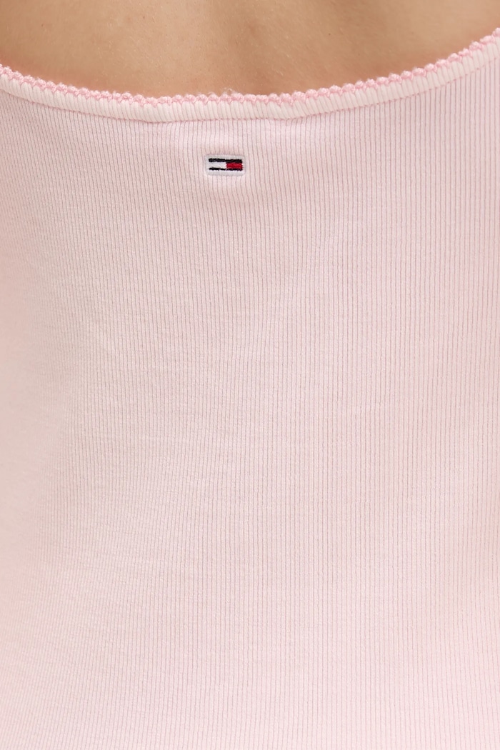 Top Tommy Jeans DW0DW19505 ružová