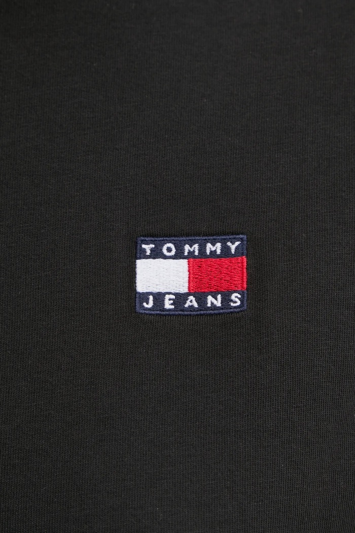 Bavlnené tričko Tommy Jeans DW0DW20153 čierna