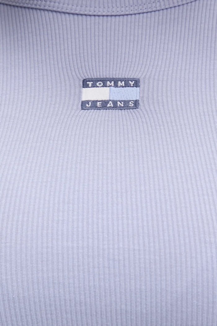 Tričko s dlouhým rukávem Tommy Jeans DW0DW20178 modrá