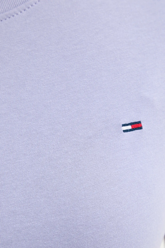 Tommy Jeans basic tričko dámske bavlnené DW0DW20459 fialová