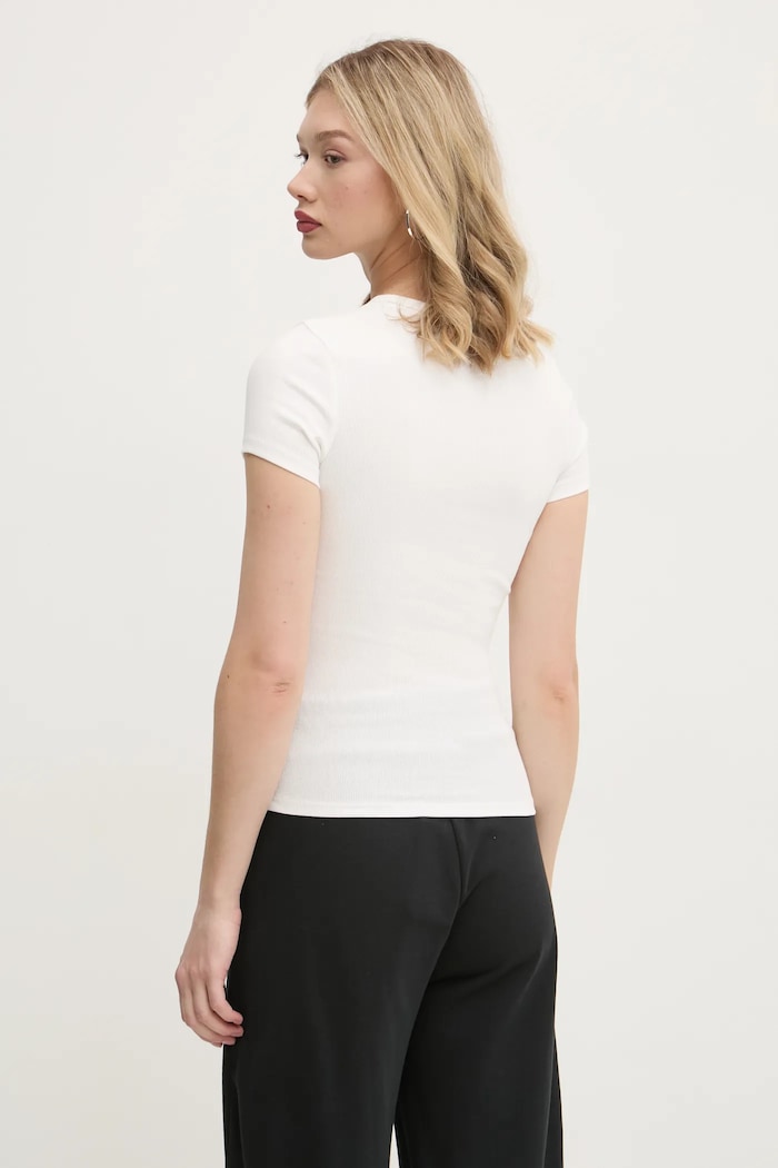 Îmbrăcăminte Tommy Jeans tricou DW0DW20463 alb